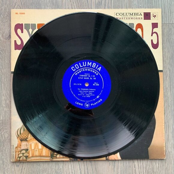 Vintage 50s Prokofiev Symphony No. 5 The Philadelphia Orchestra, Eugene Ormandy - Picture 3 of 6